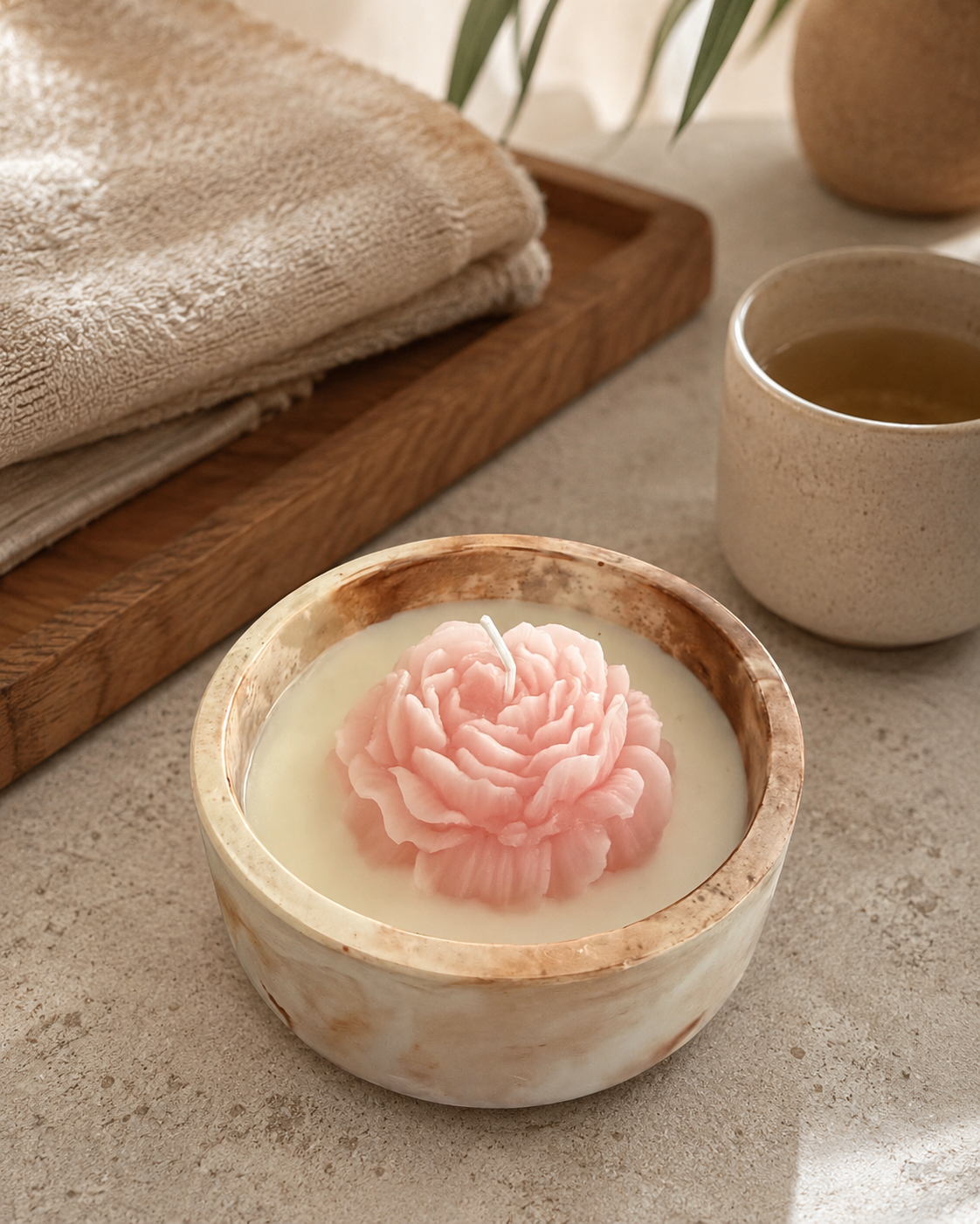 Vela Neroli & Yuzu · Diseño Rosa